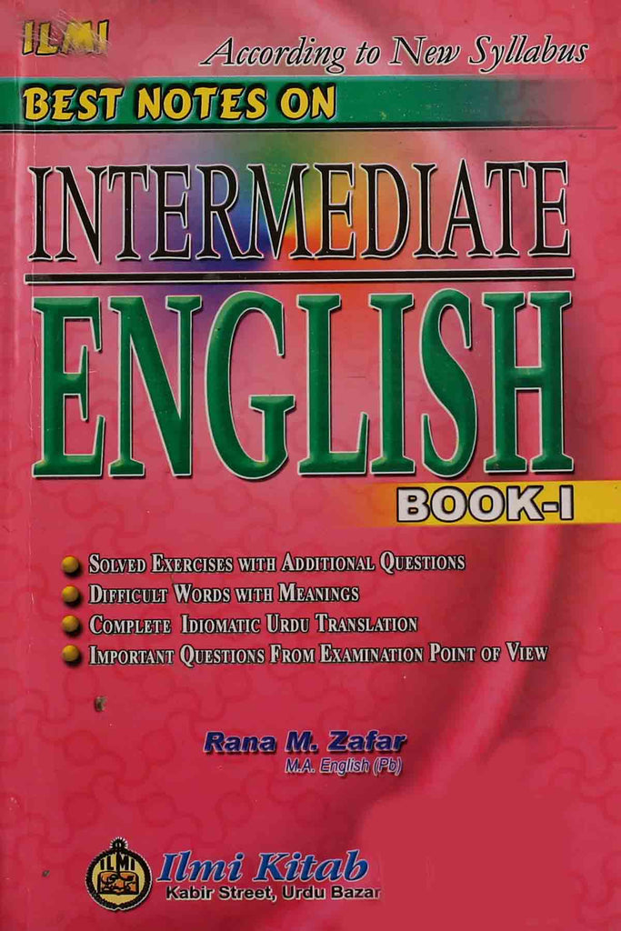 Best Notes on Internediate English Book 1