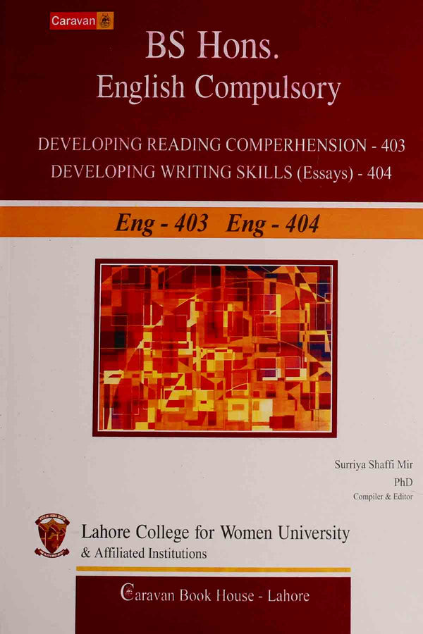 BS Hons English Compulsory Eng 403 Eng 404