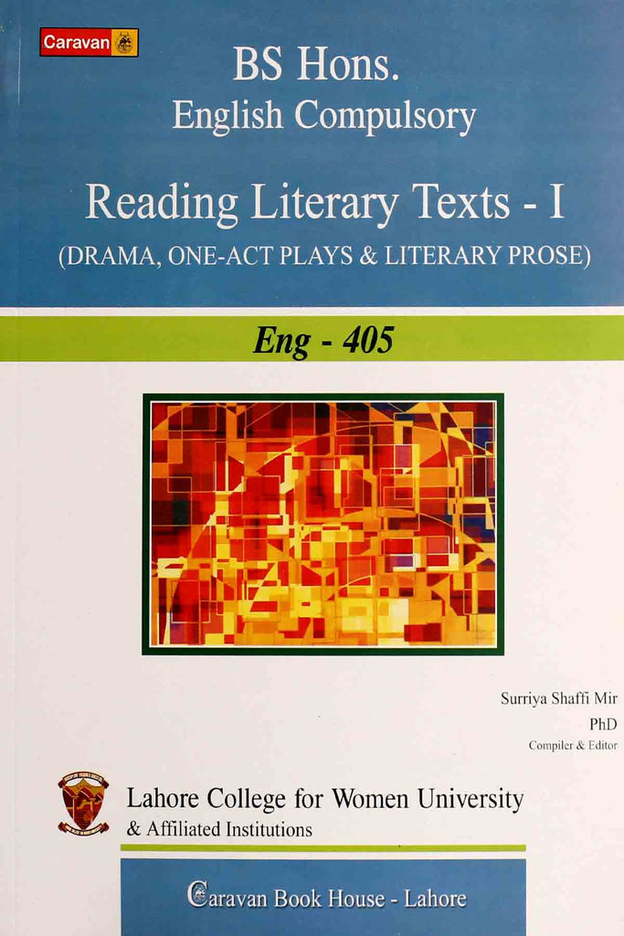 BS Hons English Compulsory Reading Literary Texts 1 Eng 405