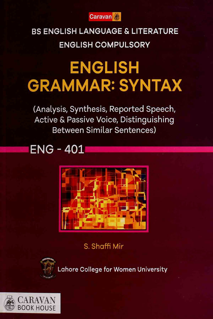 English Grammar Syntax Eng 401