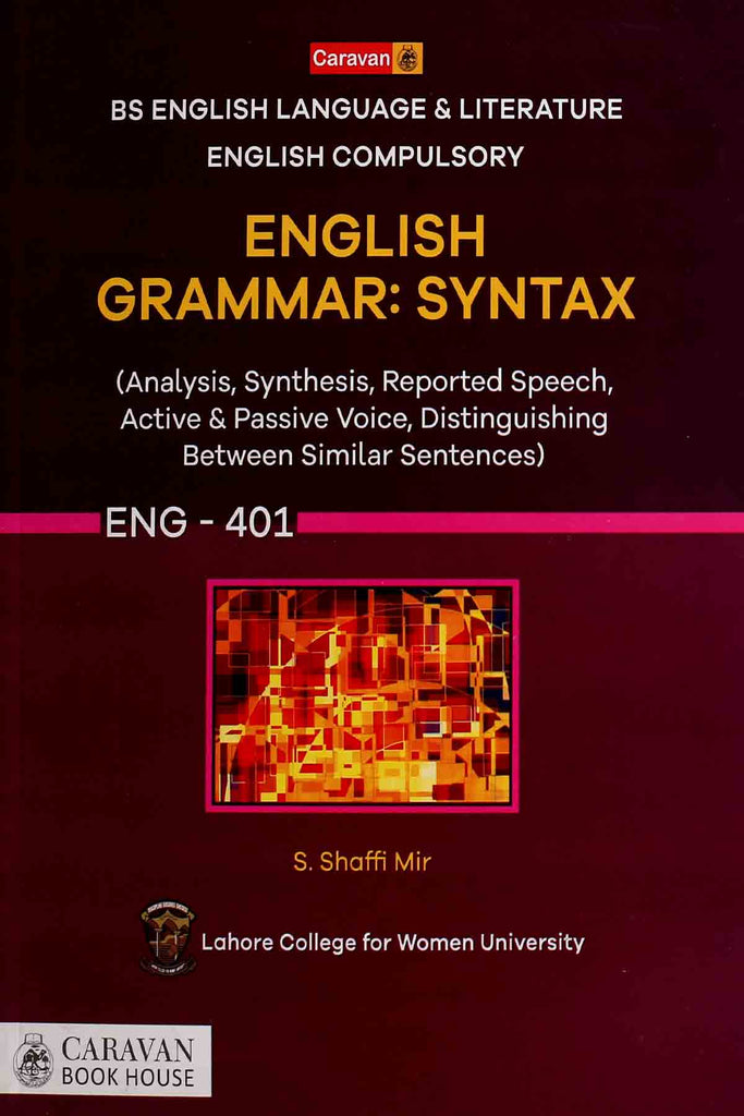 English Grammar Syntax Eng 401 – Iftikhar Book Depot