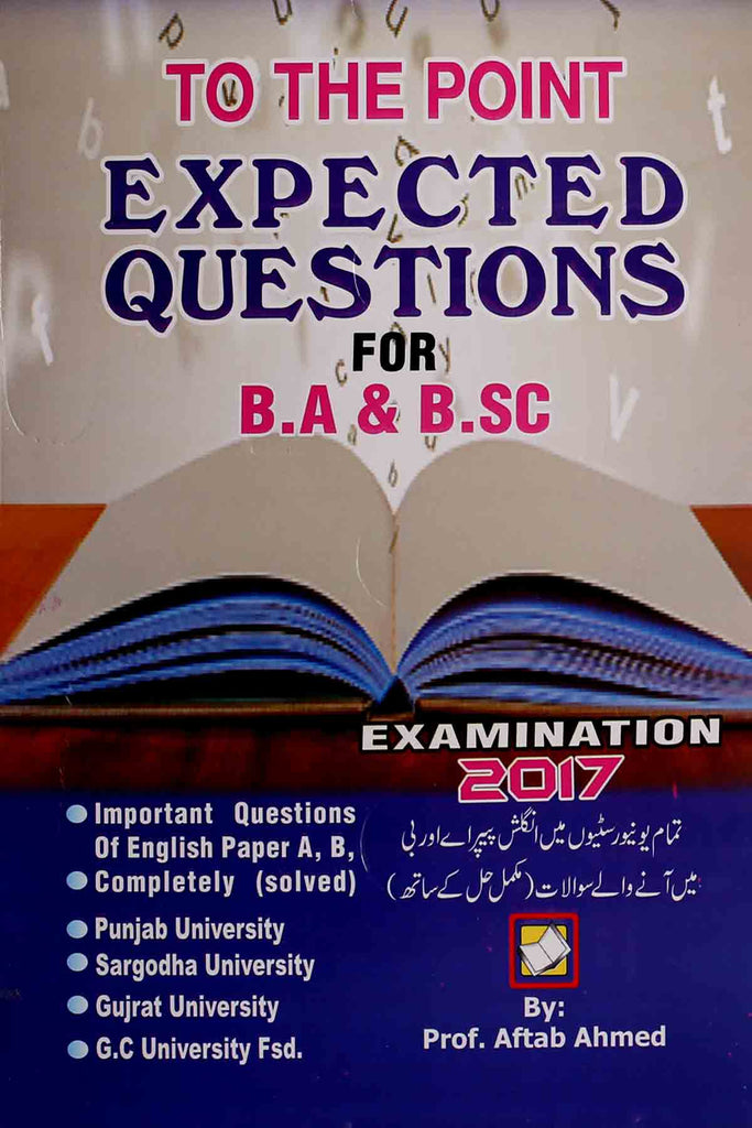 Expected Questions For B.A B.SC
