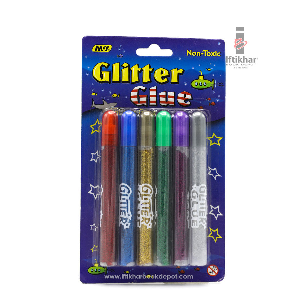 Pack of 6 Glitter Glue