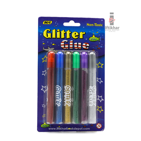 Pack of 6 Glitter Glue