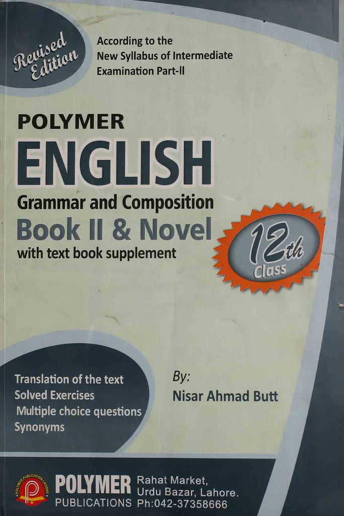 Polymer English Grammar Composition Book-2 Novel
