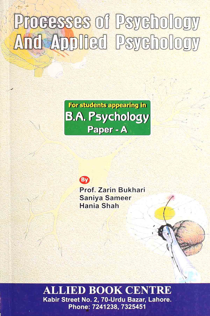Processes of Psychology and Applied Psychology BA 3rd year