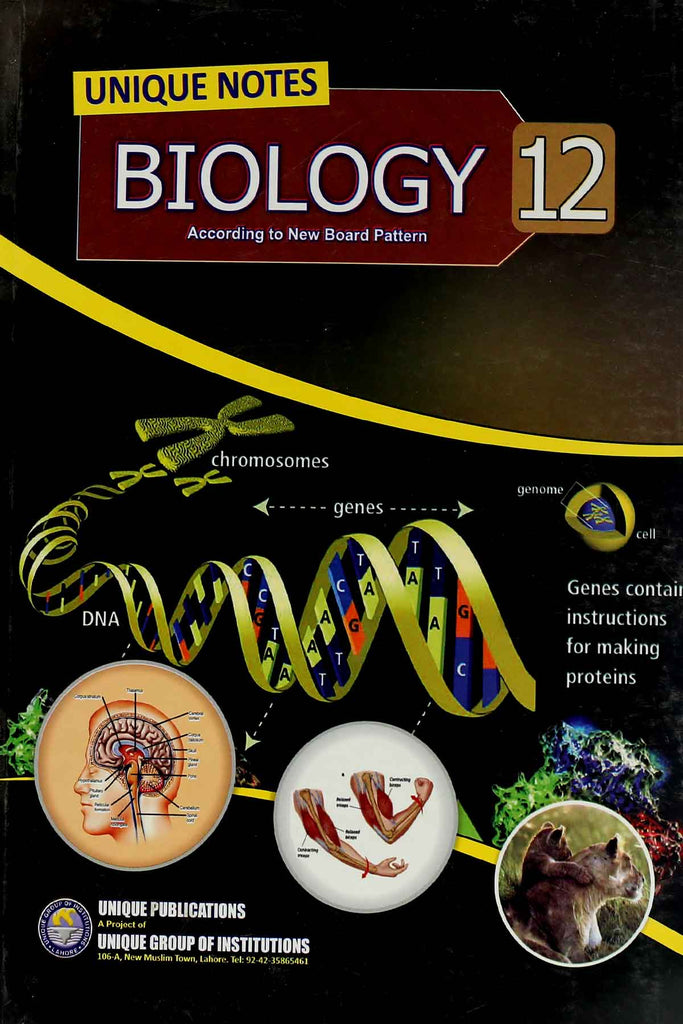 Unique Notes Biology Class 12 F.SC Part 2